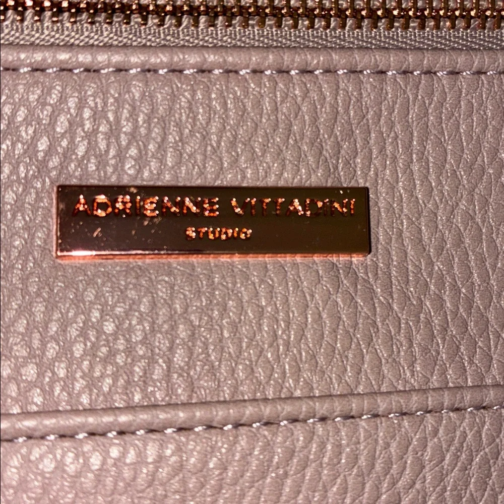 Adrienne Vittadini Mauve Wristlet with Rose Gold Accents‎